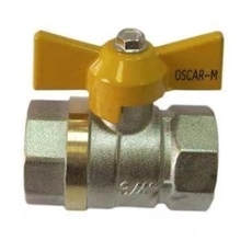 Кран шаровый для газа 1/2" г/г ручка 135 гр. OSCAR-M FLEX