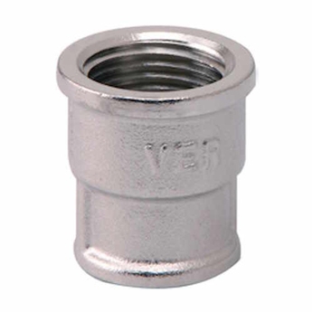 Переходная латунная муфта никелированная 1/2“F x 3/8”F